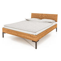 BETT LEON 2 200x200 Wildeiche - Wildeiche, Holz (200/200cm) - byoak