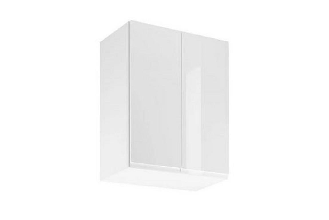 KÜCHENLEERBLOCK 240 cm Aspen in Weiß/Hochglanz - Weiß Hochglanz, Holz (240/212/47cm)