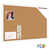 PINNWAND mit weißem Naturholzrahmen 60x40cm - Weiß, Holz (60/40/1.5cm) - ALLboards