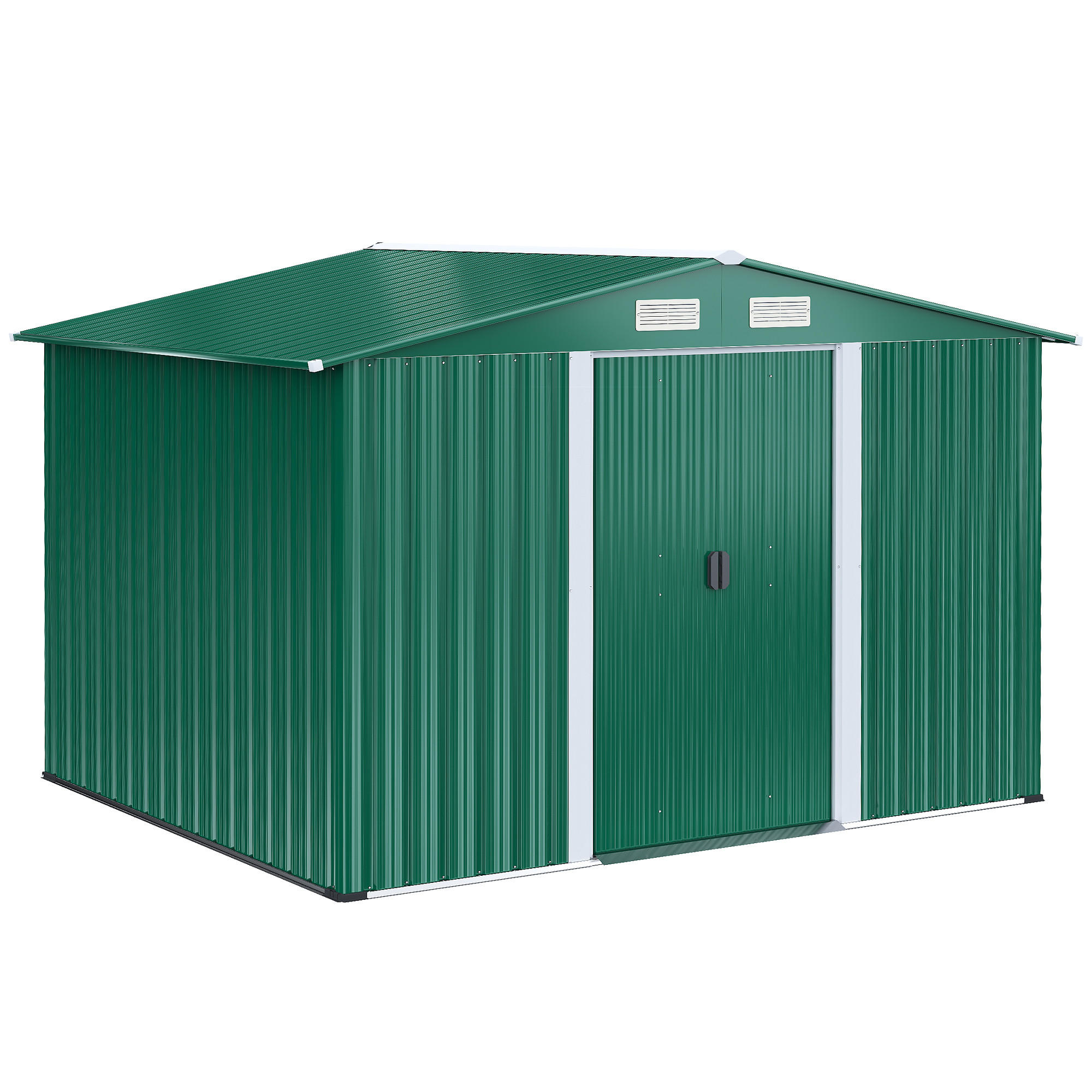 GARTENHAUS Grun 1 Stück - Grün, Kunststoff/Metall (206/178/258cm) - GiPP