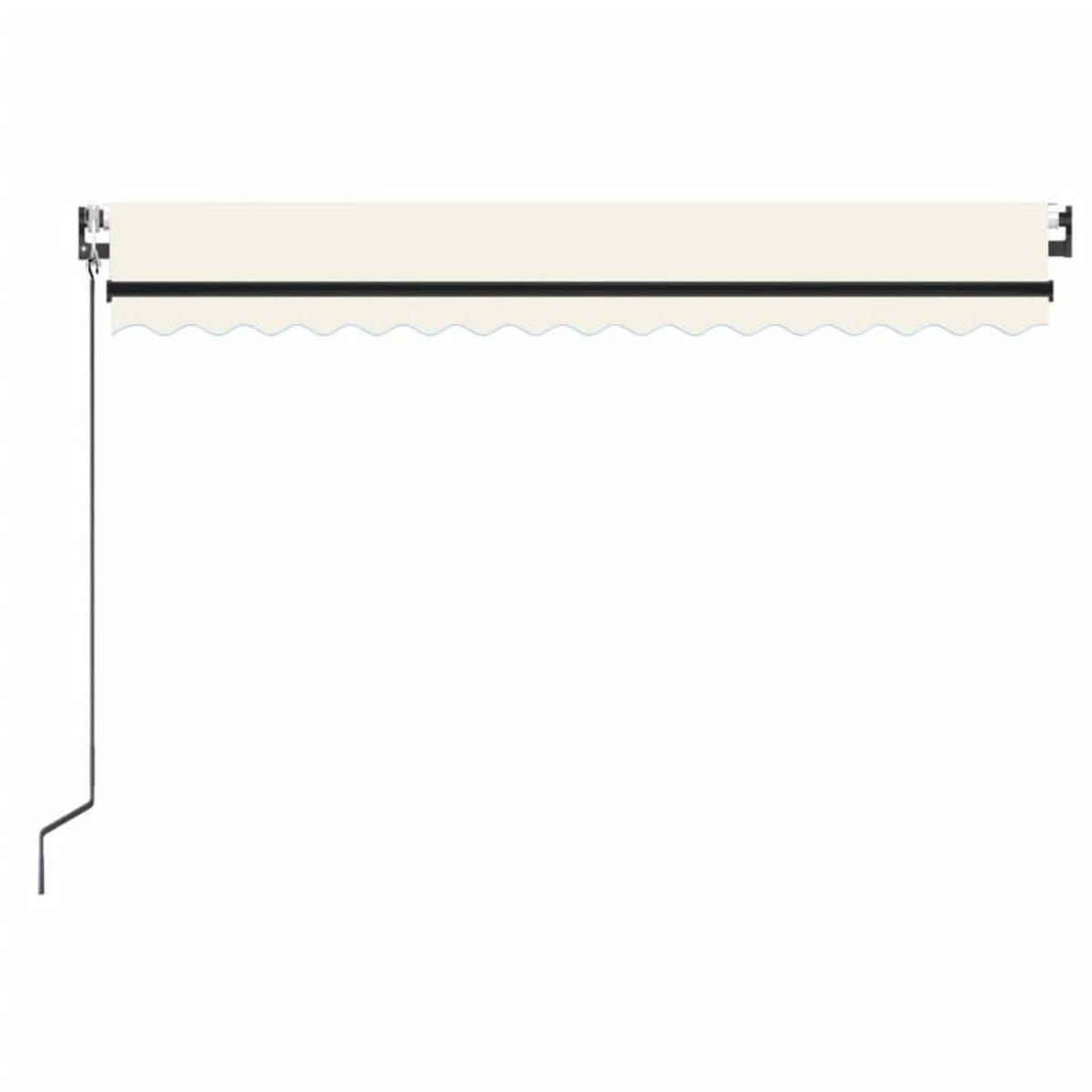 MARKISE Automatisch Einziehbar 450x350 cm Creme - Creme, Metall (450/1/450cm) - furnicato