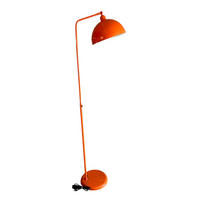 STEHLAMPE Norek aus Metall mit E27, verstellbarer Lampenschirm - Orange, Metall (37/37/169cm) - Bamyum