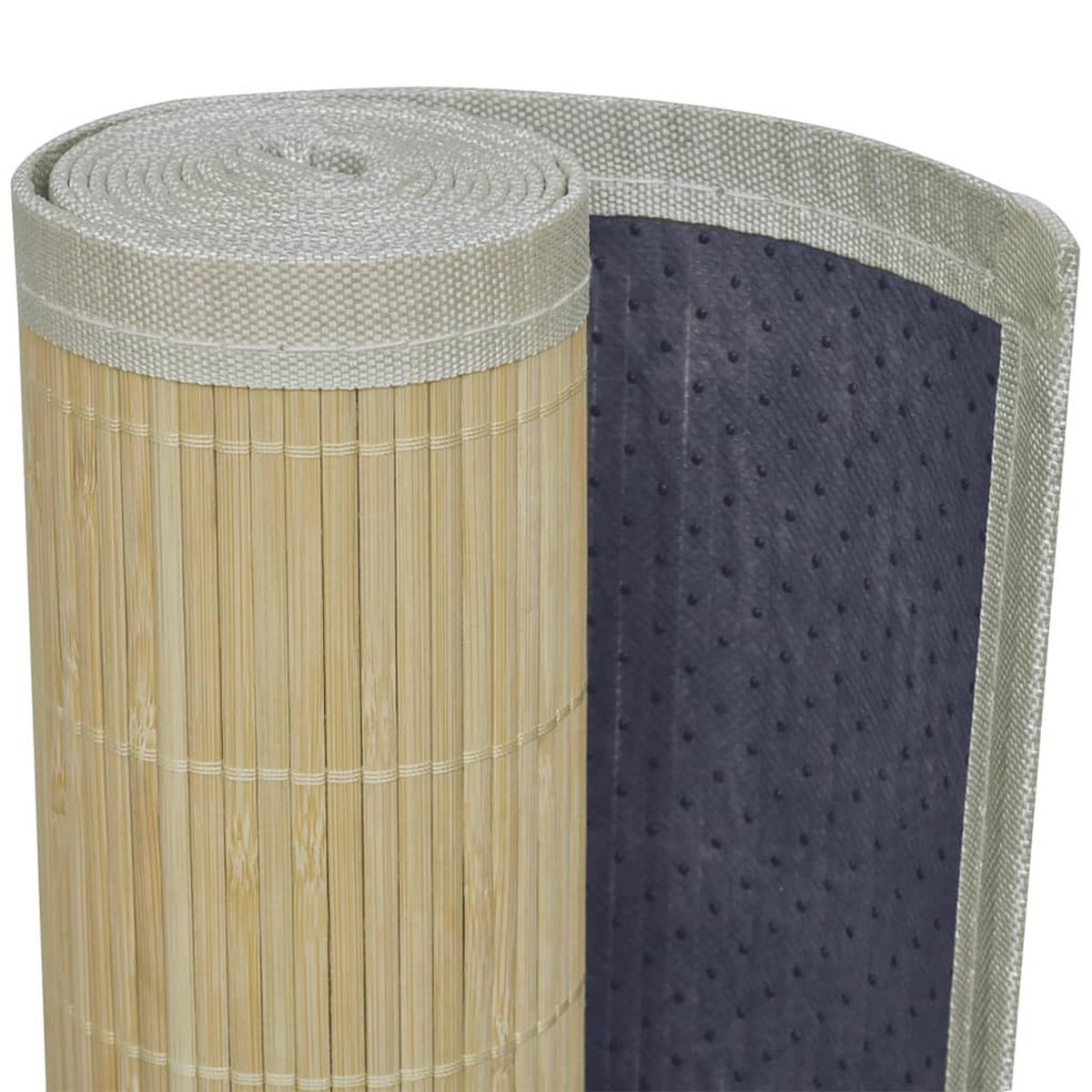 TEPPICH Bambus Natur Rechteckig 120x180 cm - Beige, Holz (120/180cm) - furnicato