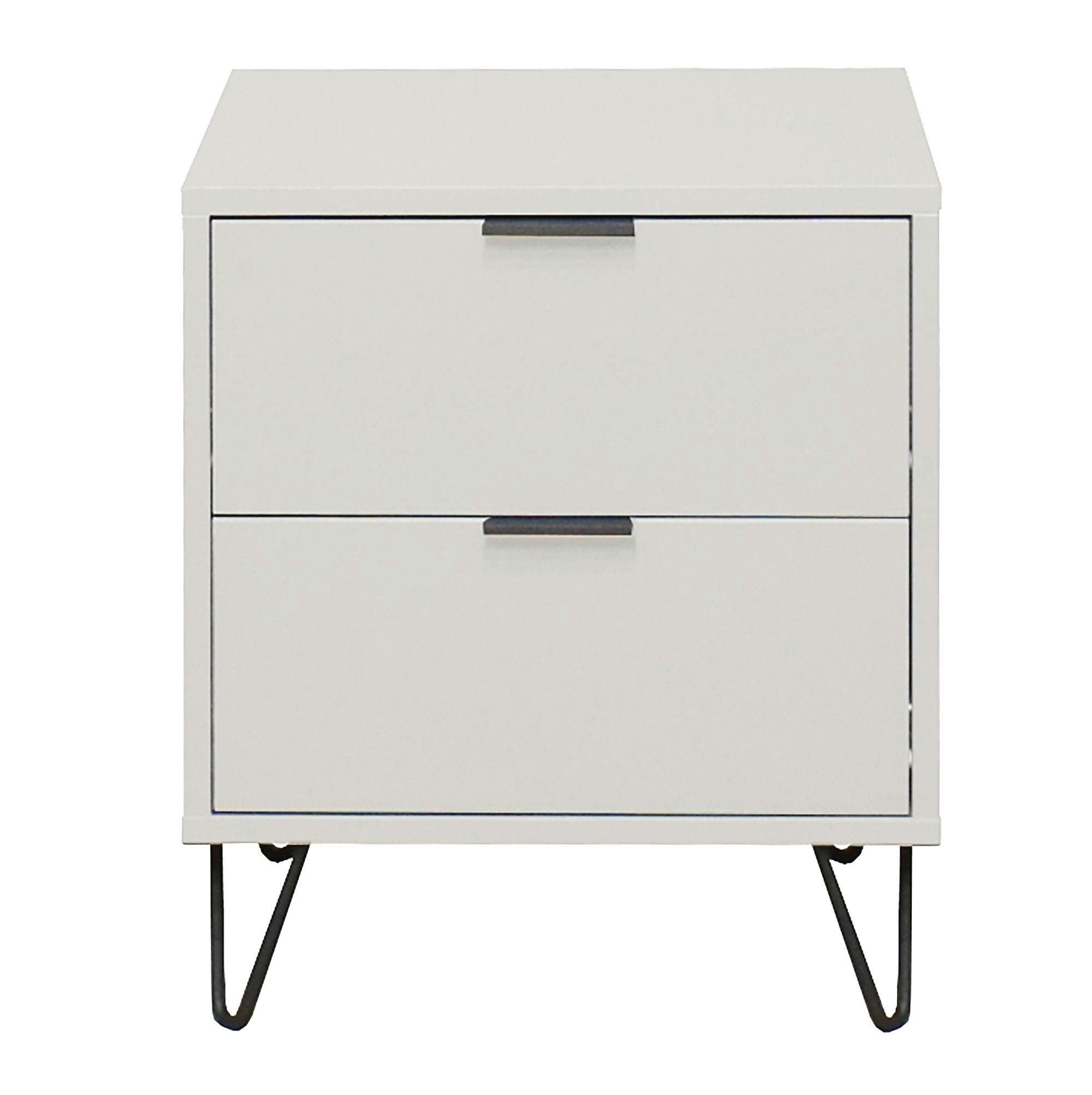 KOMMODE Erna 51x45x62 Kreidegrau matt Lack - Hellgrau, Holzwerkstoff (51/62/45cm) - 58aufmkessel