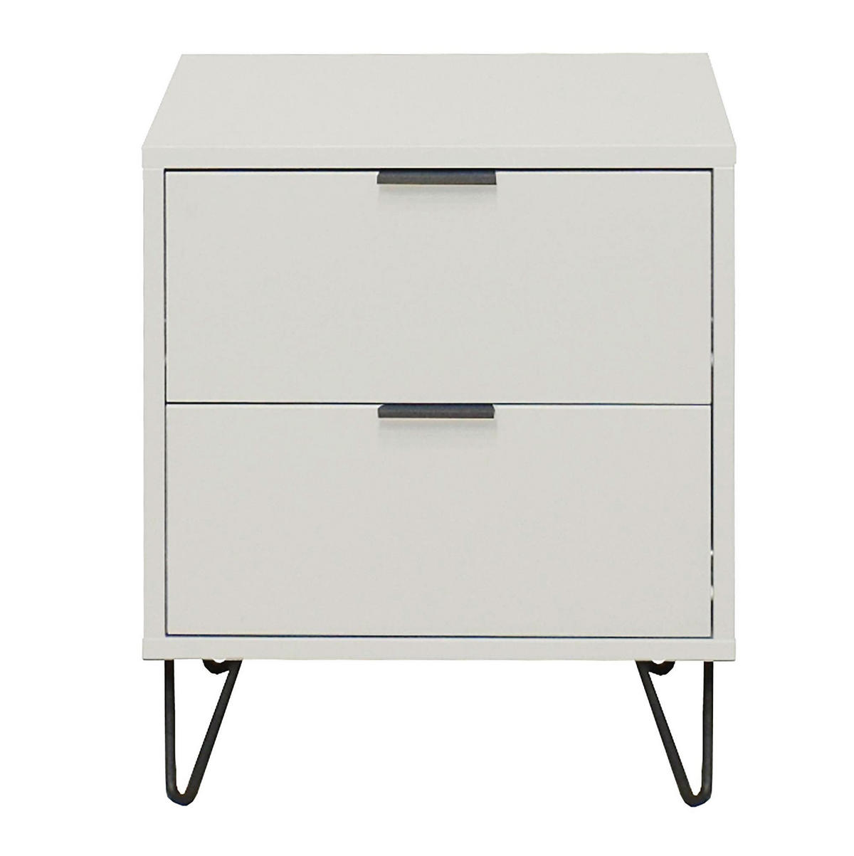 KOMMODE Erna 51x45x62 Kreidegrau matt Lack - Hellgrau, Holzwerkstoff (51/62/45cm) - 58aufmkessel