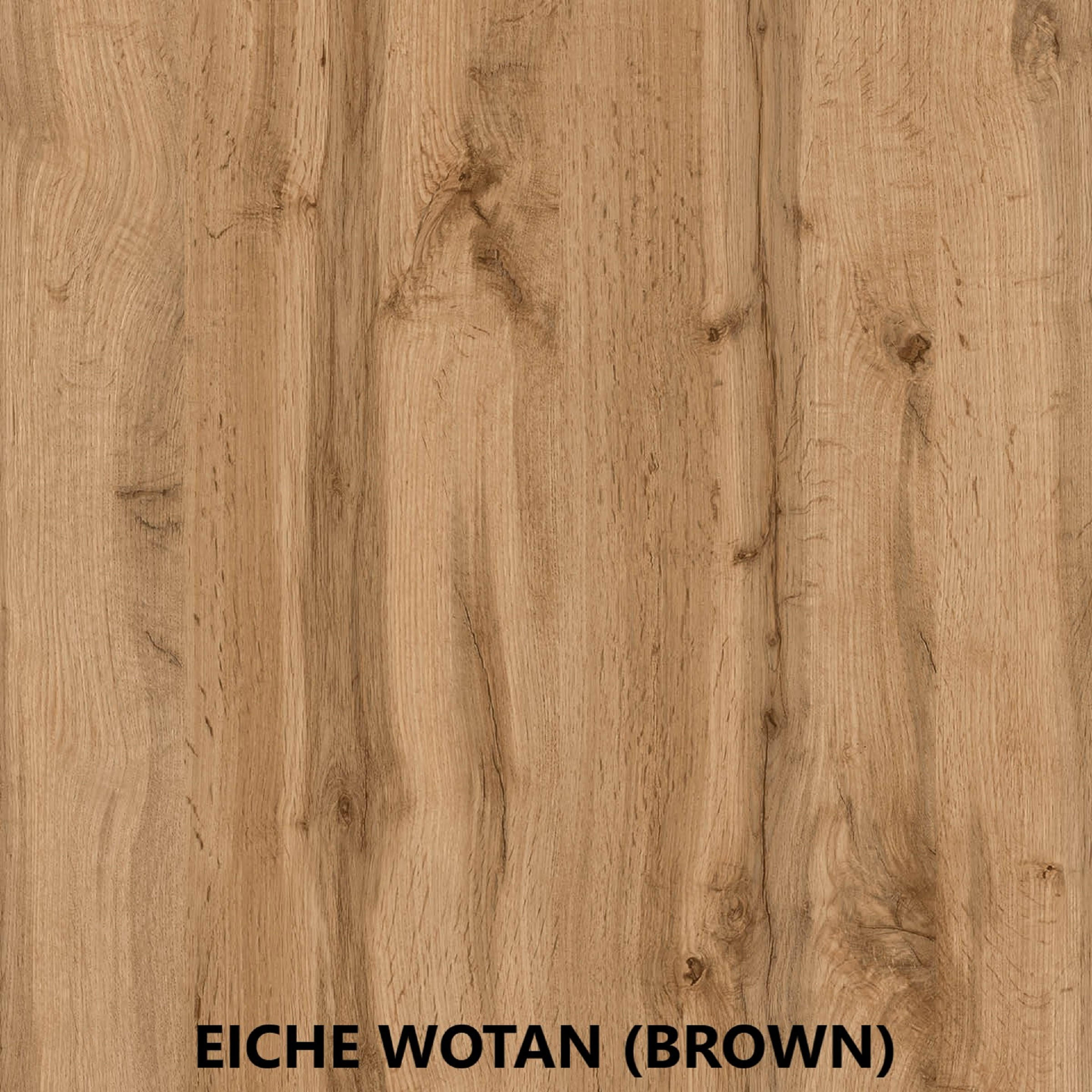 ESSTISCH runder ausziehbarer Tisch für Esszimmer DOVER 90 / 190 cm, Farbe: Eiche Wotan / Weiß - Eiche Wotan/Weiß, Holz (190/90/77cm) - Dekori_Interiors