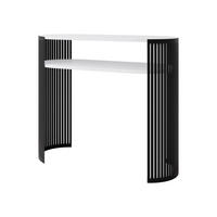 KONSOLENTISCH Fikoli - Schwarz/Weiß, Holzwerkstoff/Metall (30/100/86cm) - MIRJAN24