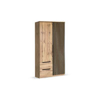 DREHTÜRENSCHRANK ZENO 96/200/58cm 2-türig Eichefarben - Eichefarben, Holzwerkstoff (96/200/58cm) - MASSENO