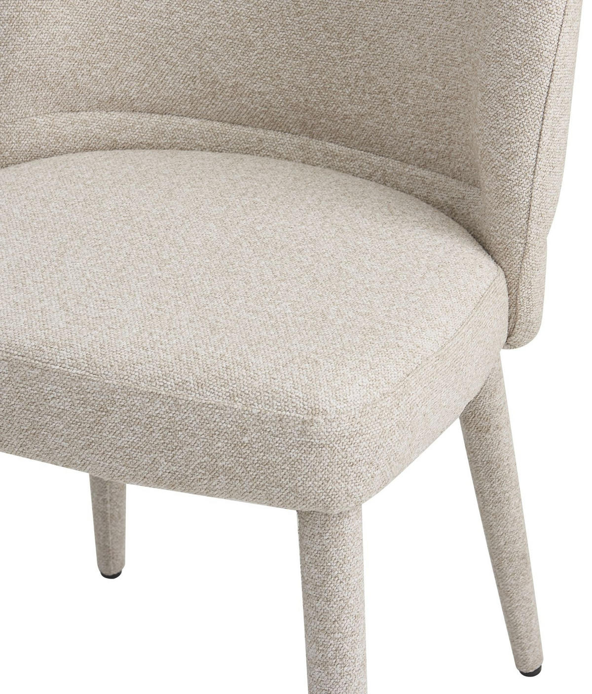 ESSZIMMERSTUHL Coases Beige - Beige, Textil/Metall (50/82/61cm) - Selsey