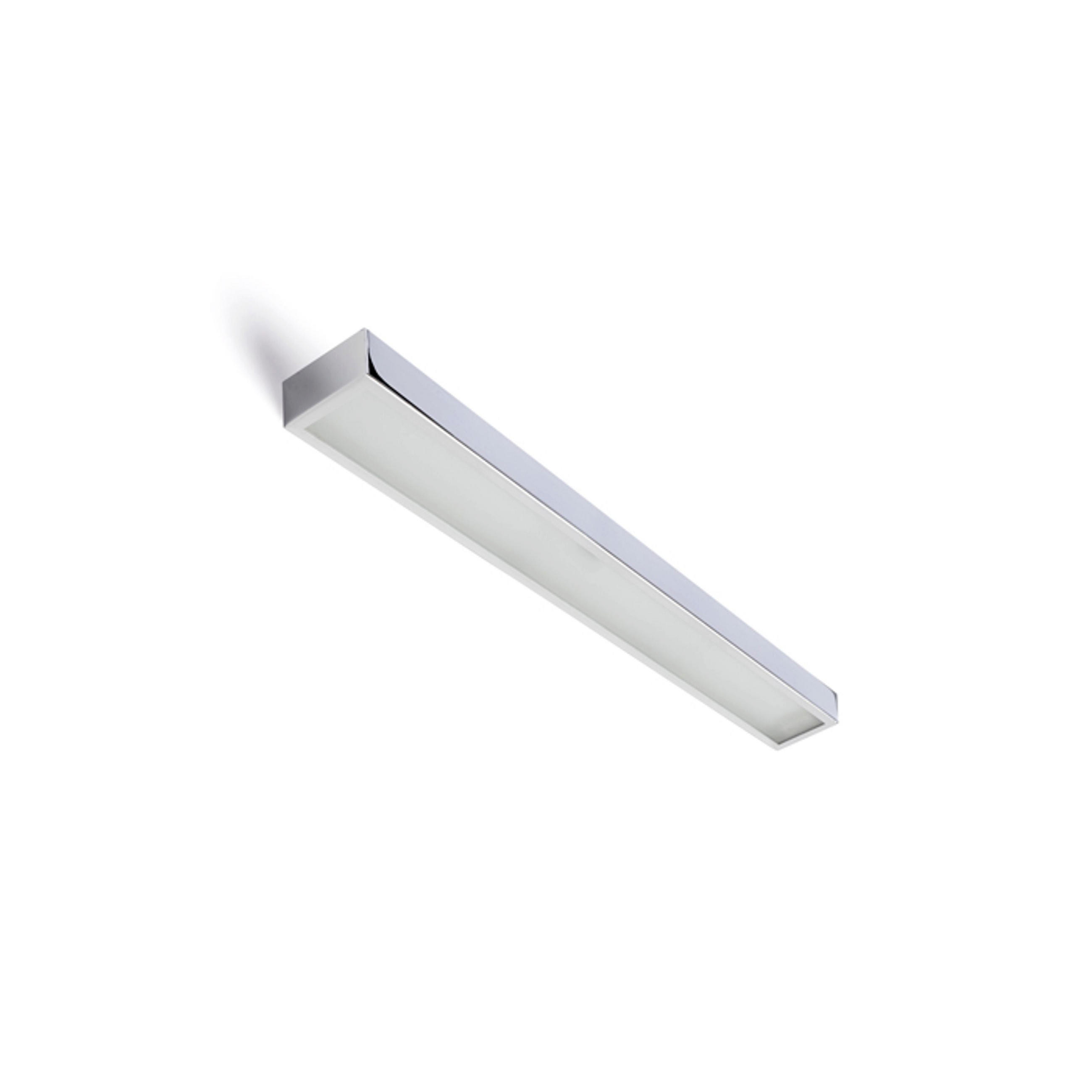 WANDLEUCHTE MARINA LED 60 Chrom 19 W IP44 - Chromfarben, Metall (8/45/60cm) - Rendl