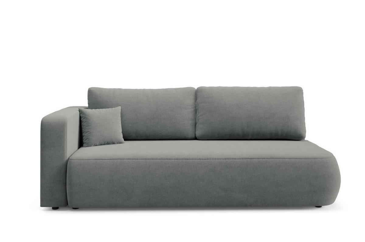 SCHLAFSOFA mit Bettkasten Grau - Schwarz/Grau, Holz/Holzwerkstoff (228/82/106cm) - Furnisell