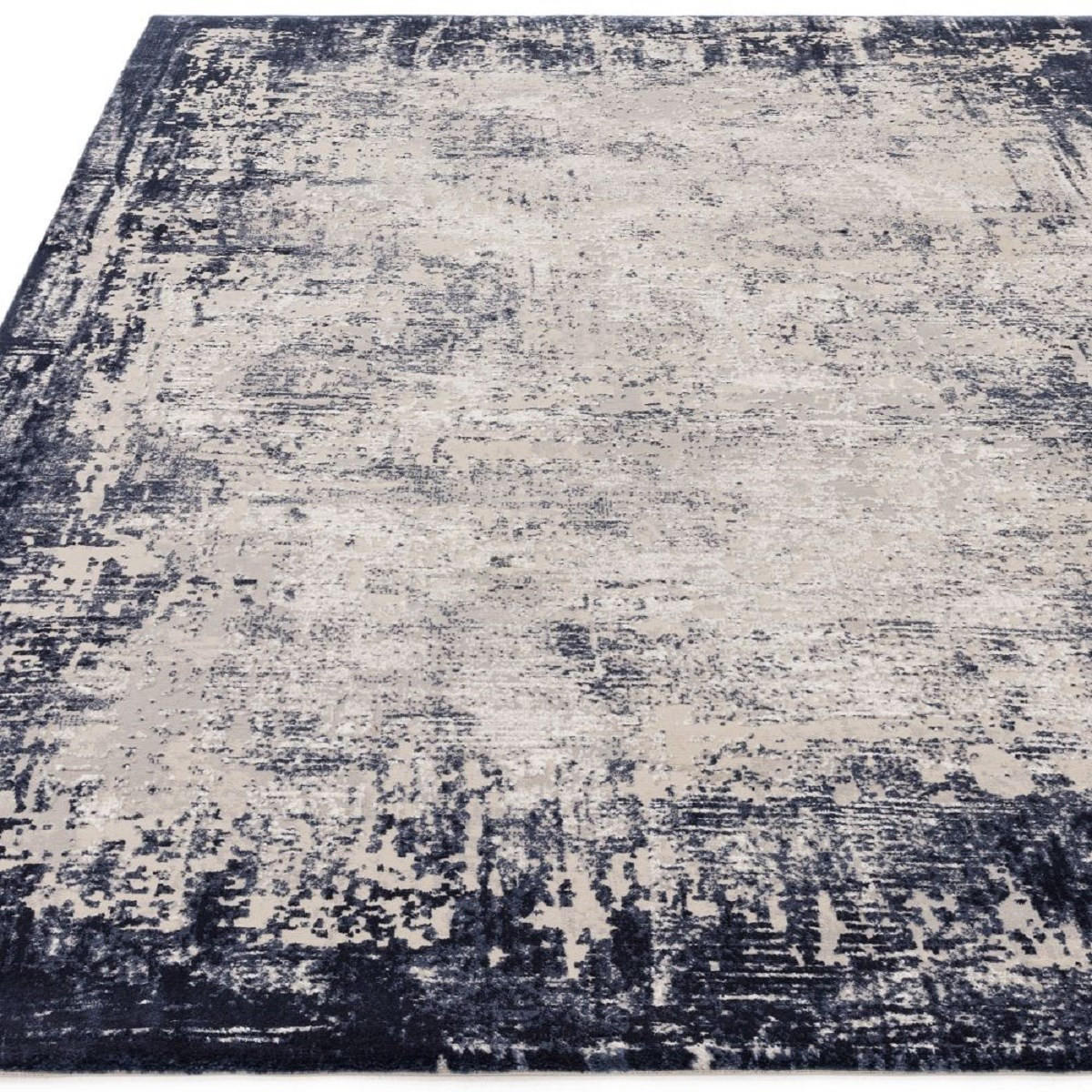 TEPPICH Moderner für Wohn- und Schlafzimmer ZUKA Blau 160 x 230 cm - Blau, Textil (160/230cm) - Novatrend