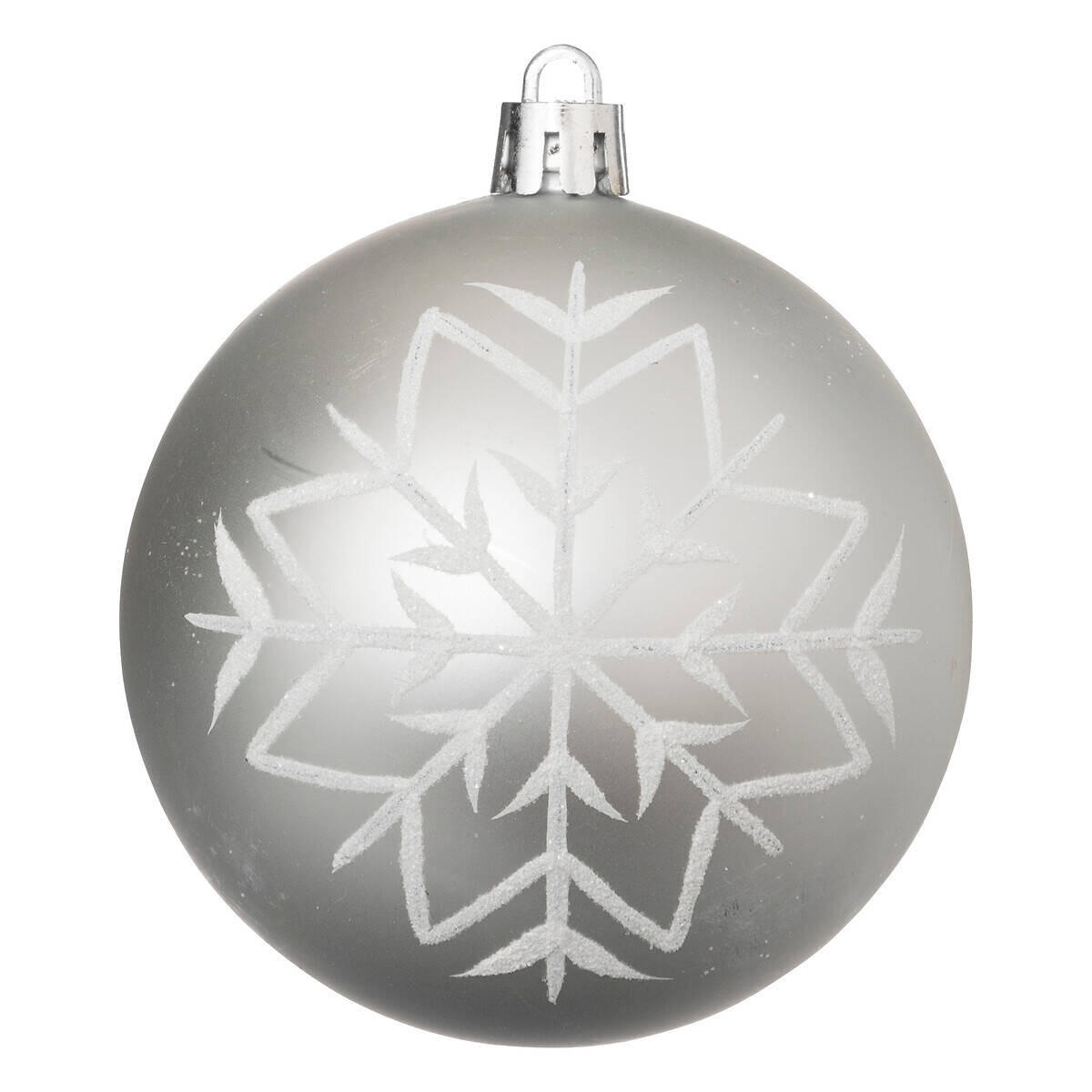 WEIHNACHTSKUGELN Silbern Ø 8 cm - Silberfarben, Kunststoff (8/9.2/8cm) - Atmosphera Createur d´interieur