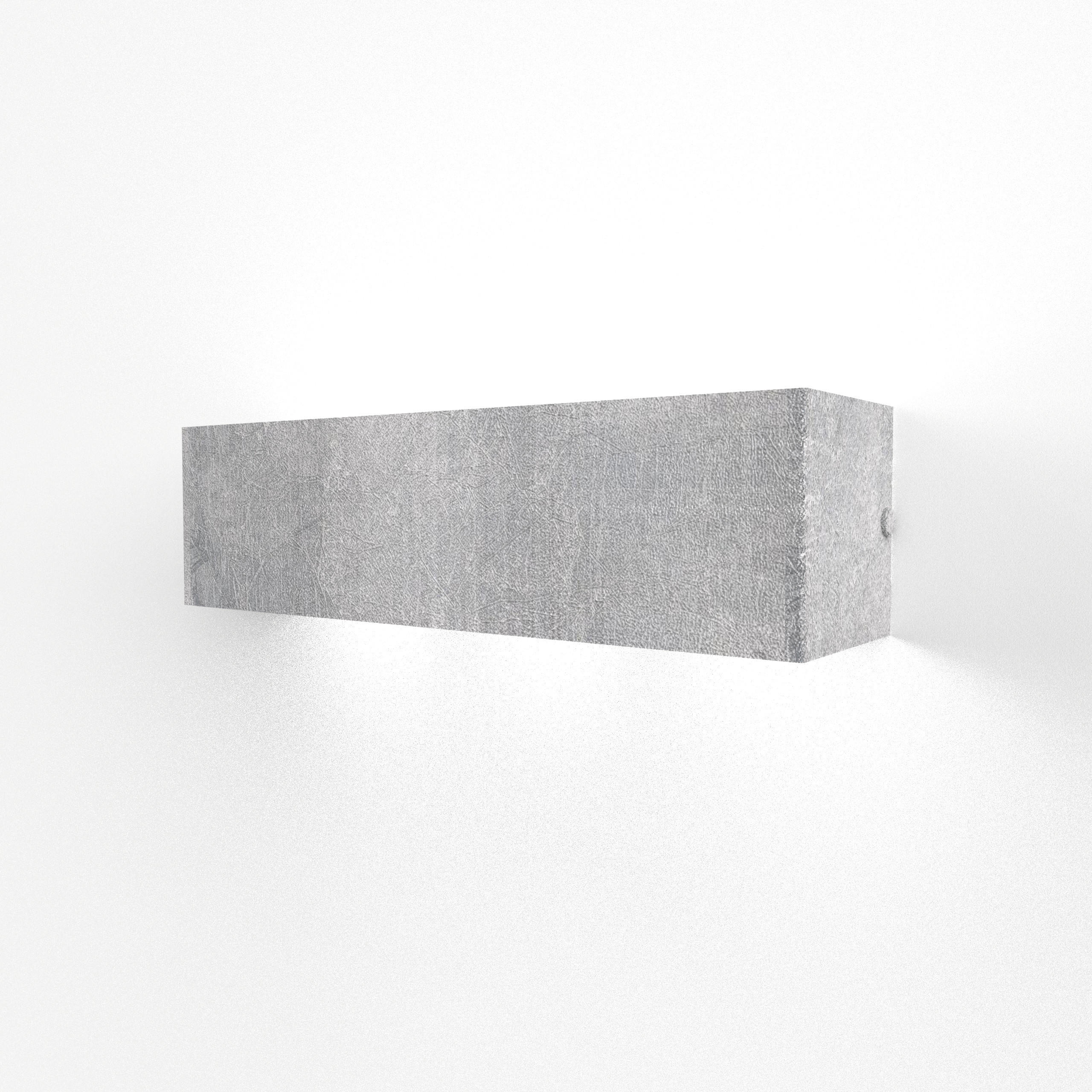 WANDLEUCHTE - Silberfarben, Metall (45/10/10cm) - Lumicom