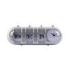WECKER Retro Tube Calendar Flip 26/9/9.3 cm - Silberfarben, Kunststoff (9/9.3/26cm) - Karlsson