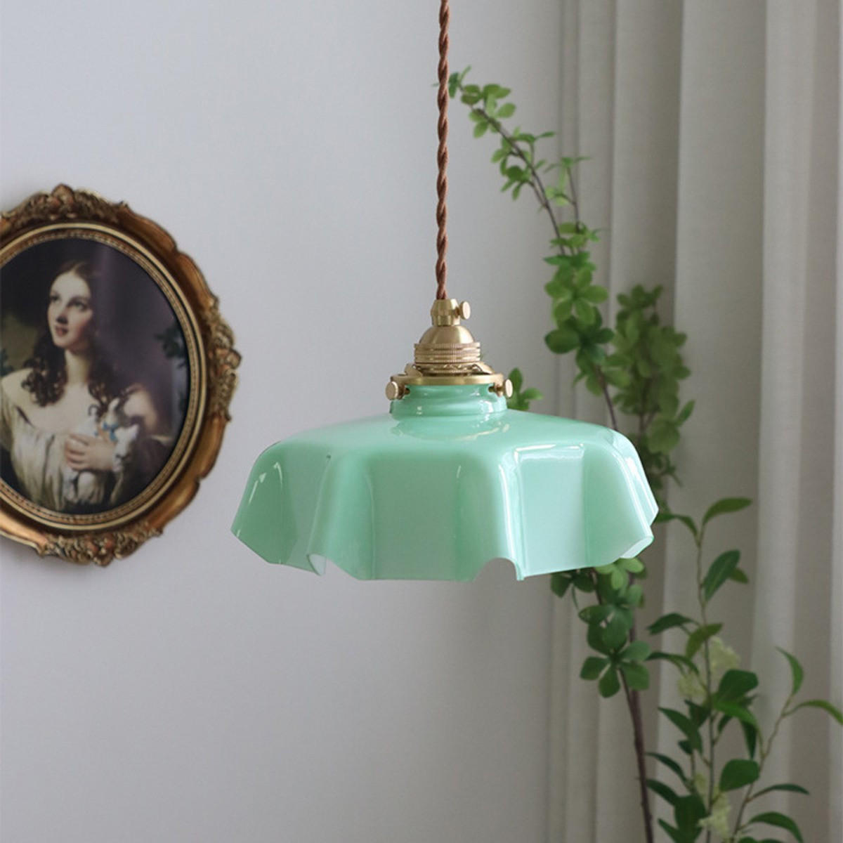 LED-HÄNGELEUCHTE Grün 4W 25/25/18-150 cm - Grün, Metall (25/25/18cm) - Authentics