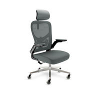 BÜROSTUHL SmartSeat Anthrazit - Anthrazit/Silberfarben, Kunststoff/Textil (70/142/70cm) - Clouvou