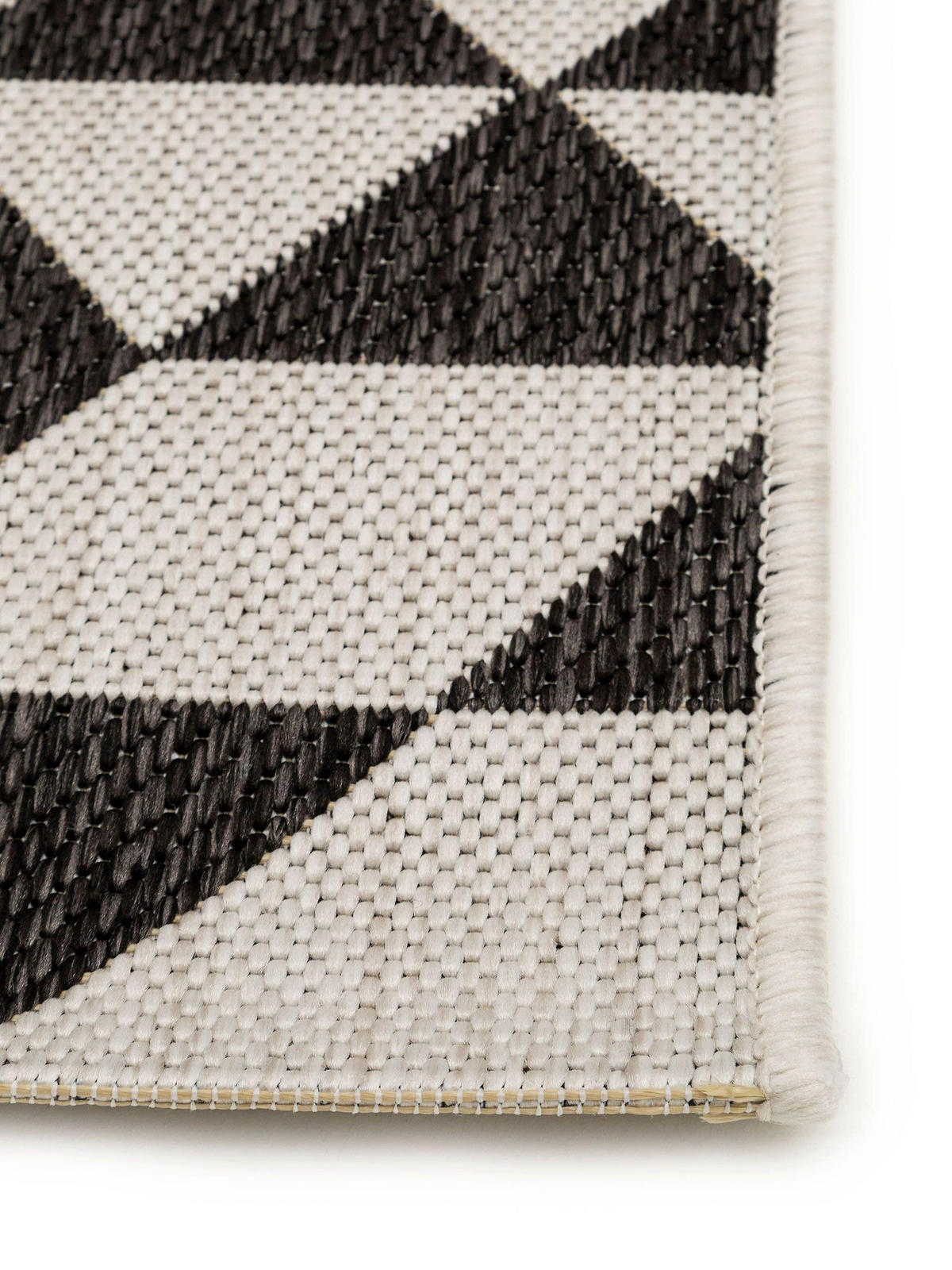 OUTDOORTEPPICH Cleo Schwarz 200x300 cm - Schwarz, Textil (200/300cm) - benuta Nest