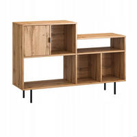 TV-BOARD mit Metallbeinen - Eiche Wotan, Holzwerkstoff (125/85/35cm) - Target Home