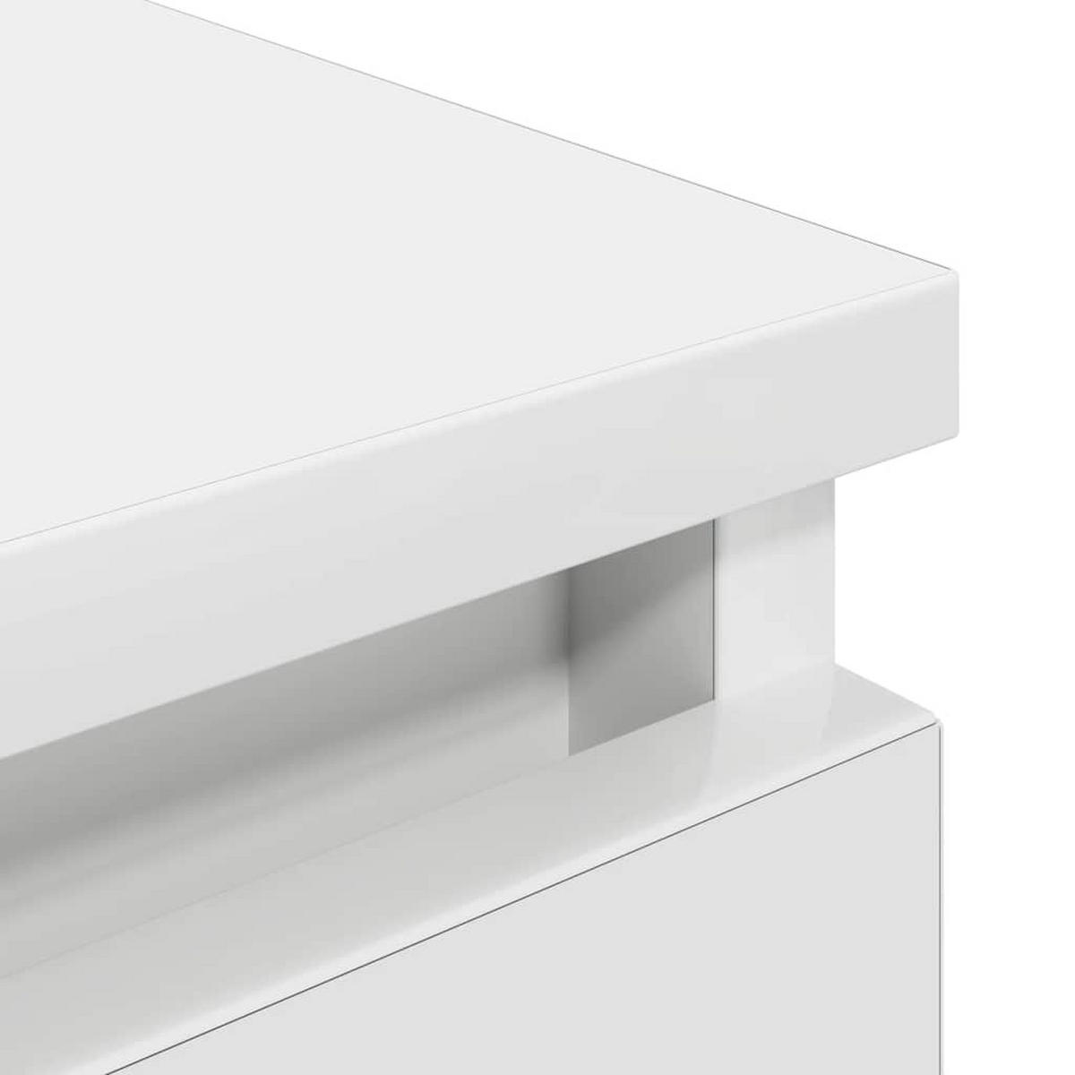 TV-SCHRANK Weiss 100/35/54 Cm Holzwerkstoff - Weiß, Holzwerkstoff (35/54/100cm) - vidaXL