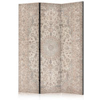 PARAVENT Beidseitig Bedruckter 3-tlg 135x172 cm Mandala Boho Stil - Beige, Holz/Textil (135/172/3cm) - Muralo