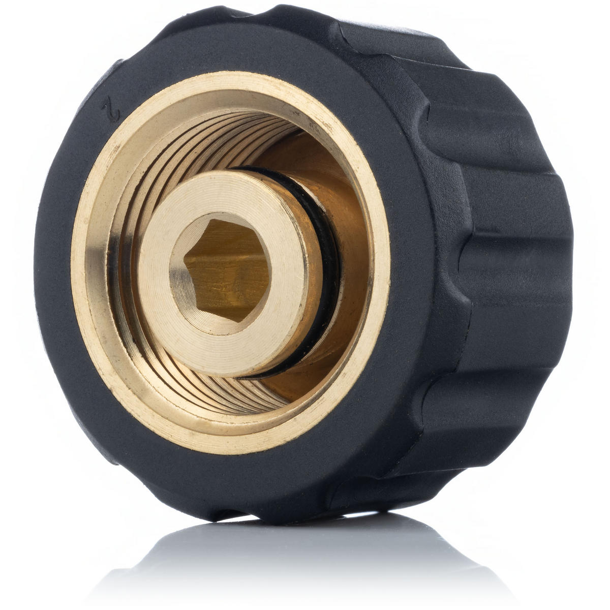 ADAPTER M22, 1/4" Innengewinde, M22 x 1,5 Innengewinde, Hochdruck, Universal - Multicolor, Kunststoff/Metall (10/10/10cm)