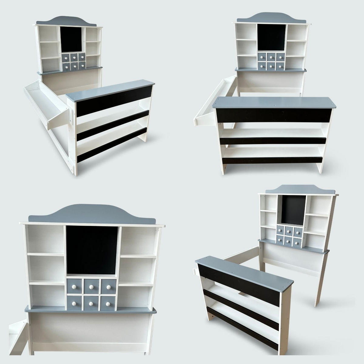 KAUFLADEN PIT in Grau Holz - Grau, Holzwerkstoff (93/120/96cm) - Coemo