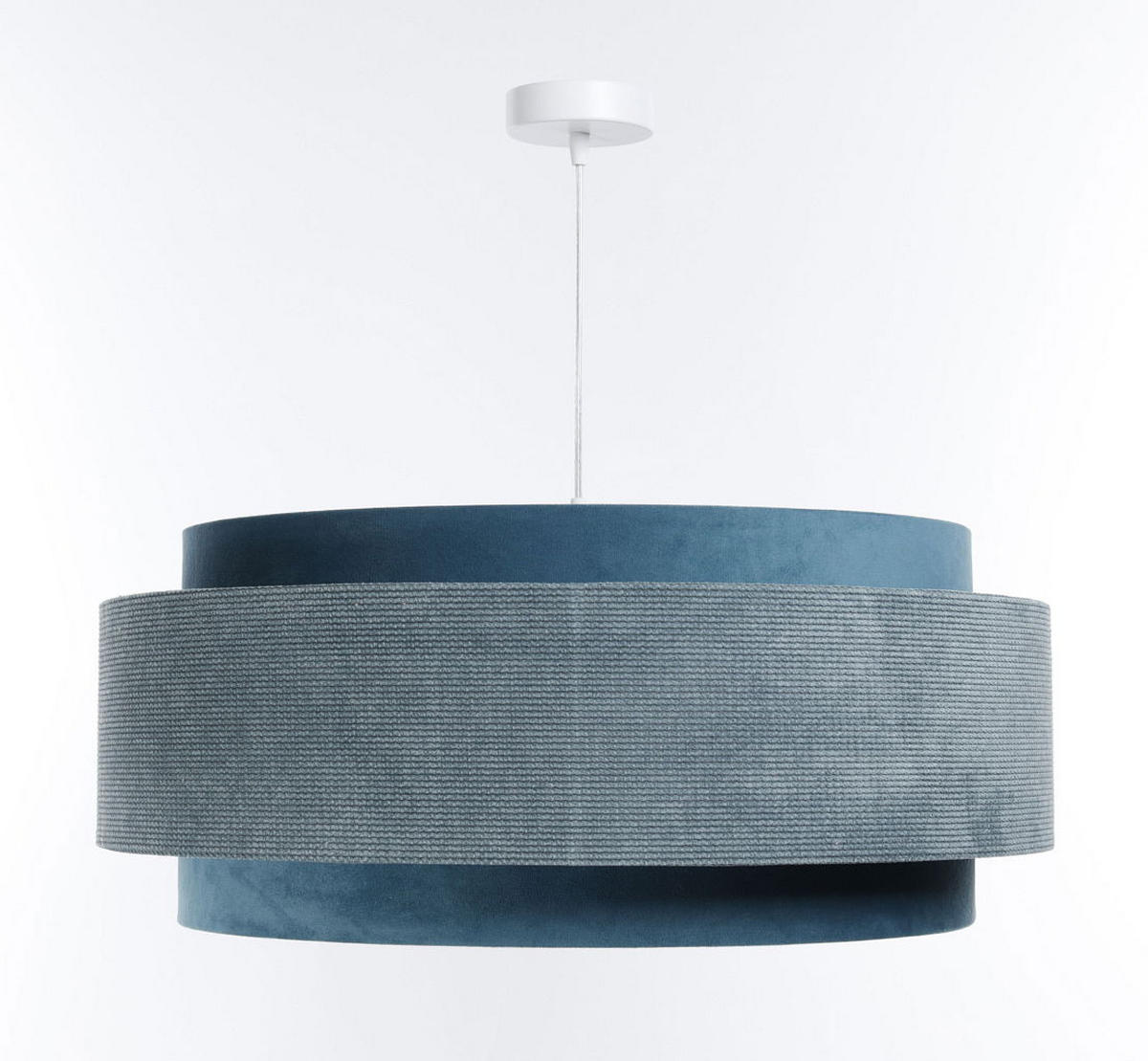 HÄNGELEUCHTE Blau 60/25 cm - Blau, Kunststoff (60/1/25cm) - ONZENO