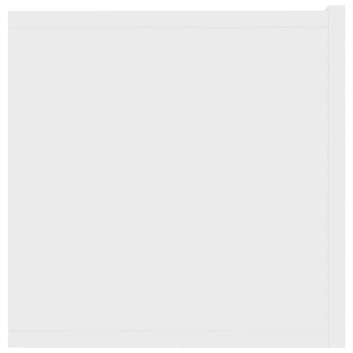 TV-SCHRANK Weiss 120/30/30 Cm Holzwerkstoff - Weiß, Holzwerkstoff (30/120/30cm) - vidaXL