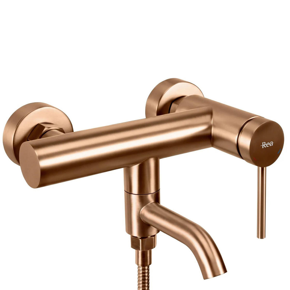 WANNENARMATUR Rea Clif Brushed Copper - Kupferfarben, Metall (15/11/19cm) - REA