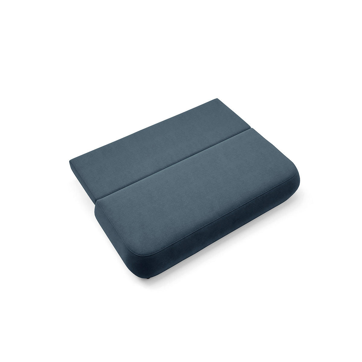 SOFA Antonio 3 Sitzplätze Blau - Blau, Holz (210/82/106cm) - Petits-meubles