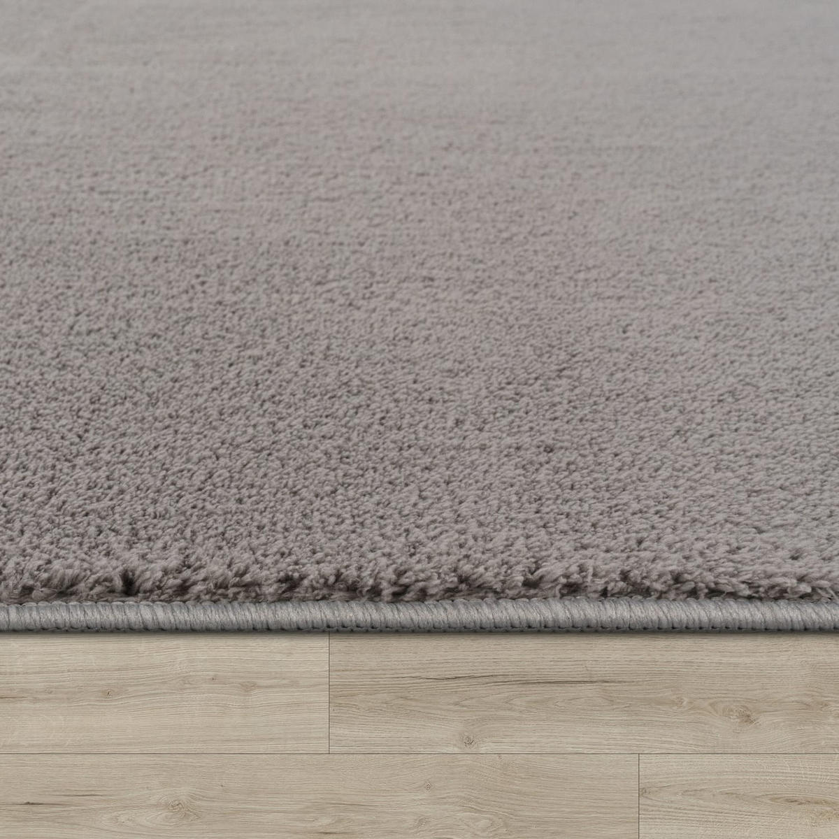 KURZFLORTEPPICH 120/120 cm Cadiz 630 - Grau, Kunststoff (120/120cm) - Paco Home