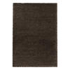 TEPPICH Hochflor Shaggy Uni Style Polypropylen Wohnzimmer Braun Läufer 80x150 - Braun, Textil (80/150cm) - KADIMA DESIGN