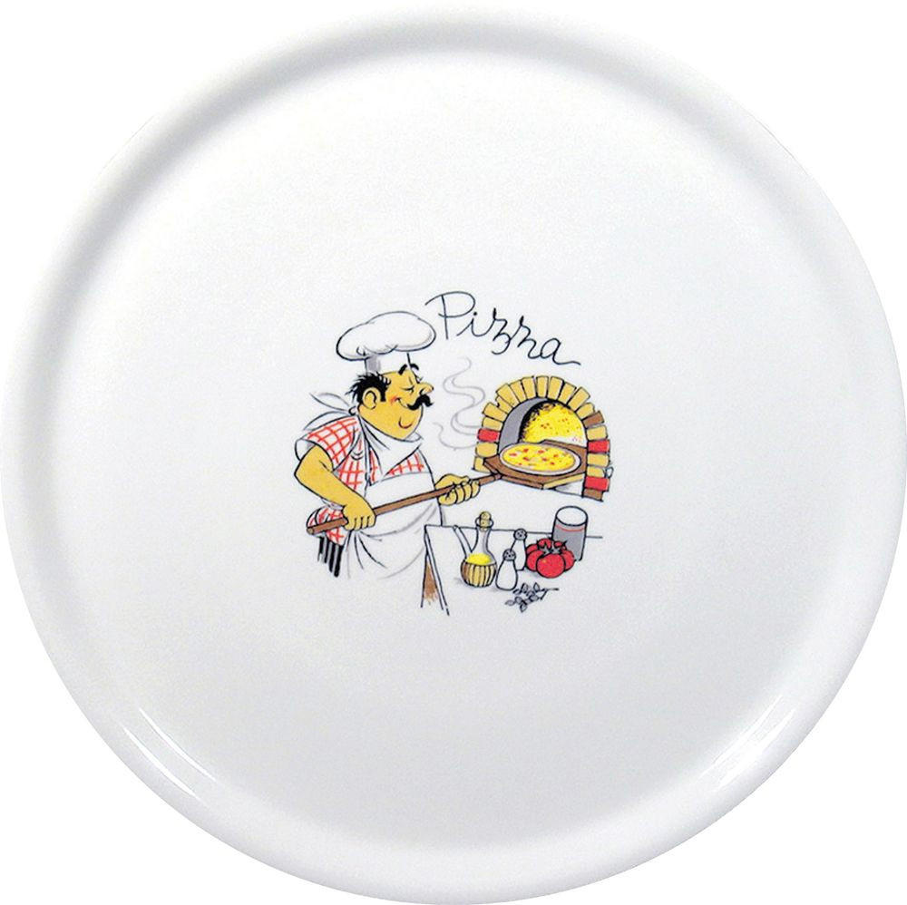 PIZZATELLER Speciale ø330mm - Weiß, Keramik (33cm) - Hendi
