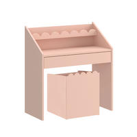 PSACÍ STŮL Book Nook Rose - růžová, kompozitní dřevo (71/76/33cm) - Petits-meubles