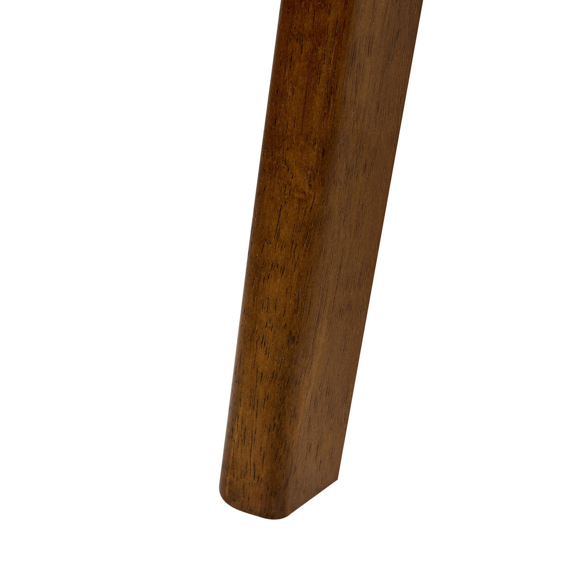 ESSZIMMERSTUHL 2er Set Holz Dunkelbraun Oneco - Beige/Braun, Holz (56/72/62cm) - Beliani