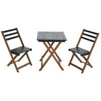 SITZGRUPPE Braun, Grün - Braun/Grün, Holz - MCW