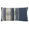 DEKOKISSEN nachtblaue Textur 35x60 - Braun, Textil (60/35/12cm) - Malagoon