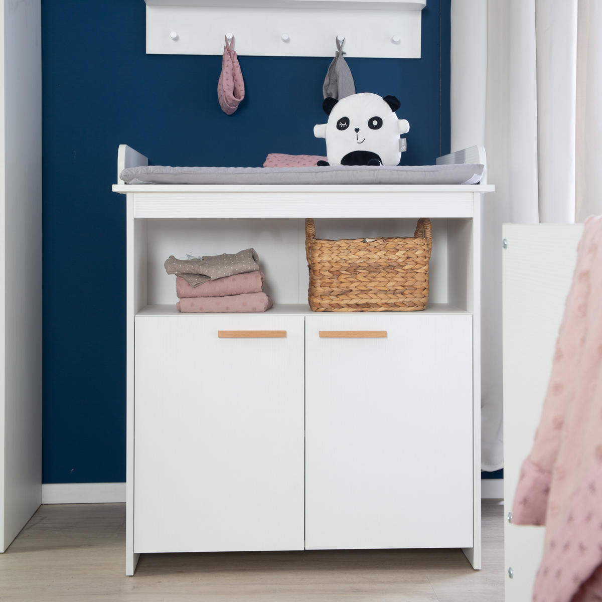 WICKELKOMMODE Anton - Weiß, Holz/Holzwerkstoff (88/97.5/75cm) - Roba
