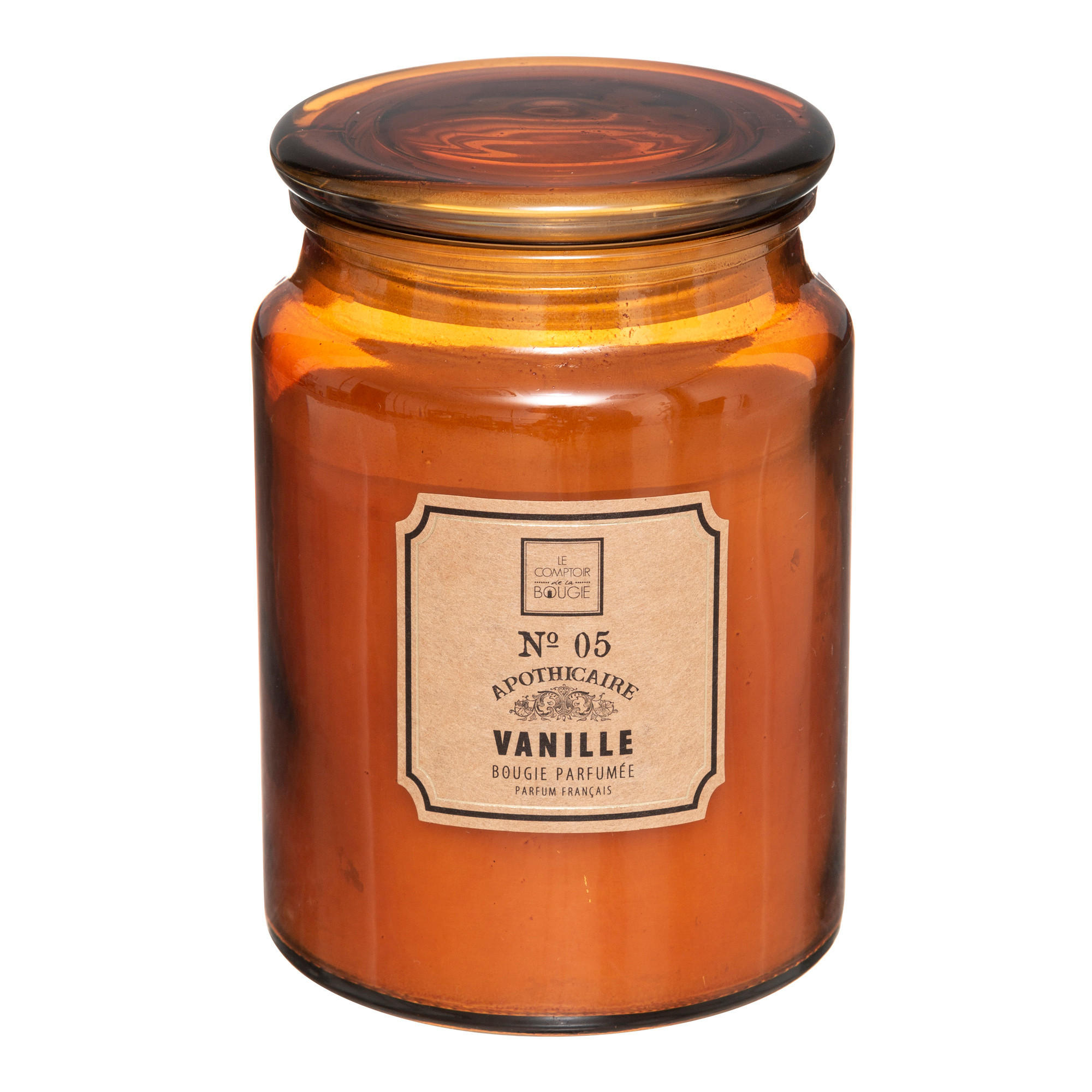 DUFTKERZE im Dekoglas 10/10/14,5 cm - Orange, Glas (10/14.5cm) - Atmosphera Createur d´interieur