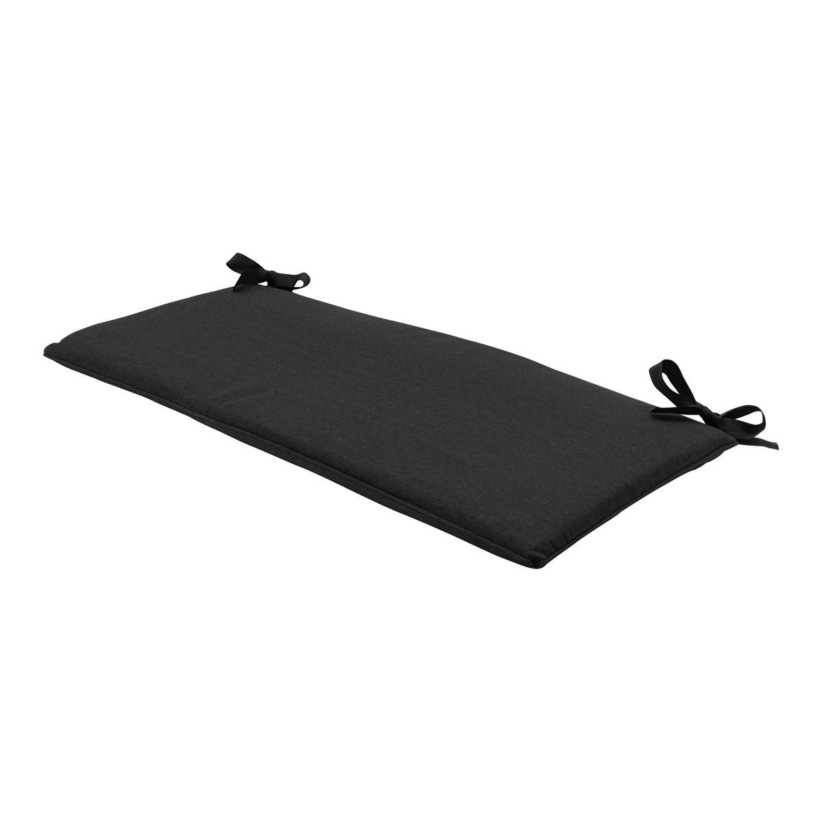 BANKKISSEN Canvas 170/48 cm - Schwarz, Textil (48/5/170cm) - Madison