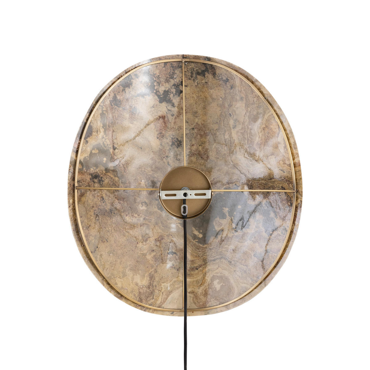 WANDLAMPE Hen Beige 51/23/61cm - Beige, Metall (23/61/51cm) - PTMD Collection