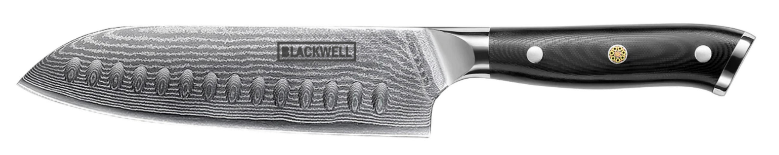 Blackwell Santokumesser Schwarz 1 cm