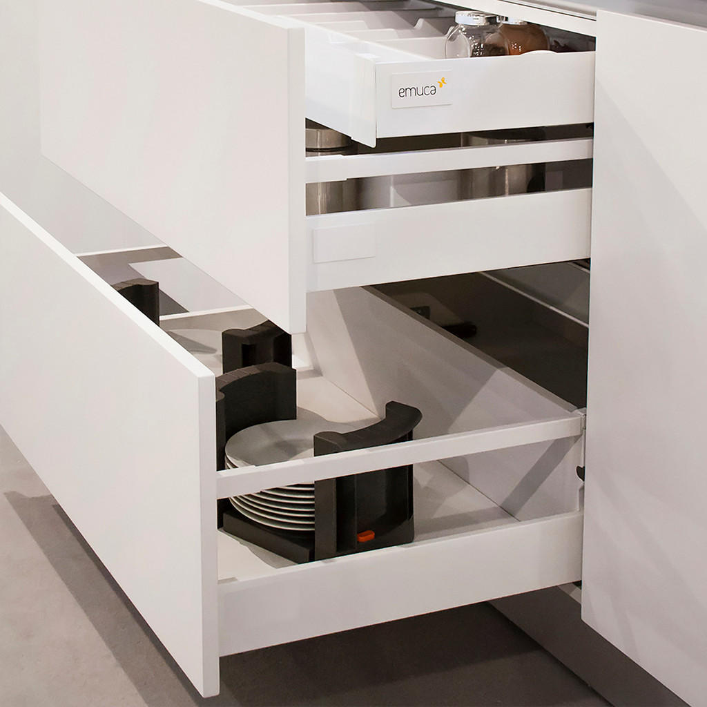 Thumbnail - Emuca Tellerhalter,, Grau, Kunststoff, 26.4x17x20 cm, Kochen, Küchenhelfer, Sonstige Küchenhelfer