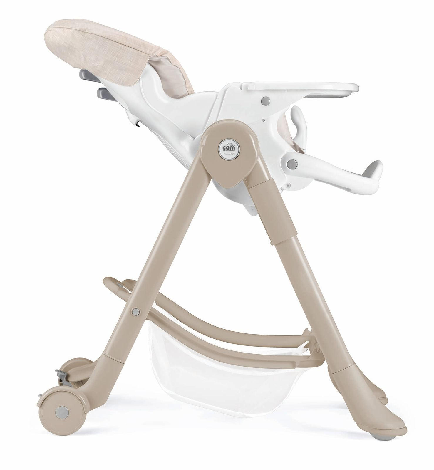 KINDER-HOCHSTUHL Campione - Beige, Kunststoff/Textil (307/980/627cm) - Cam il Mondo del Bambino S.p.A.