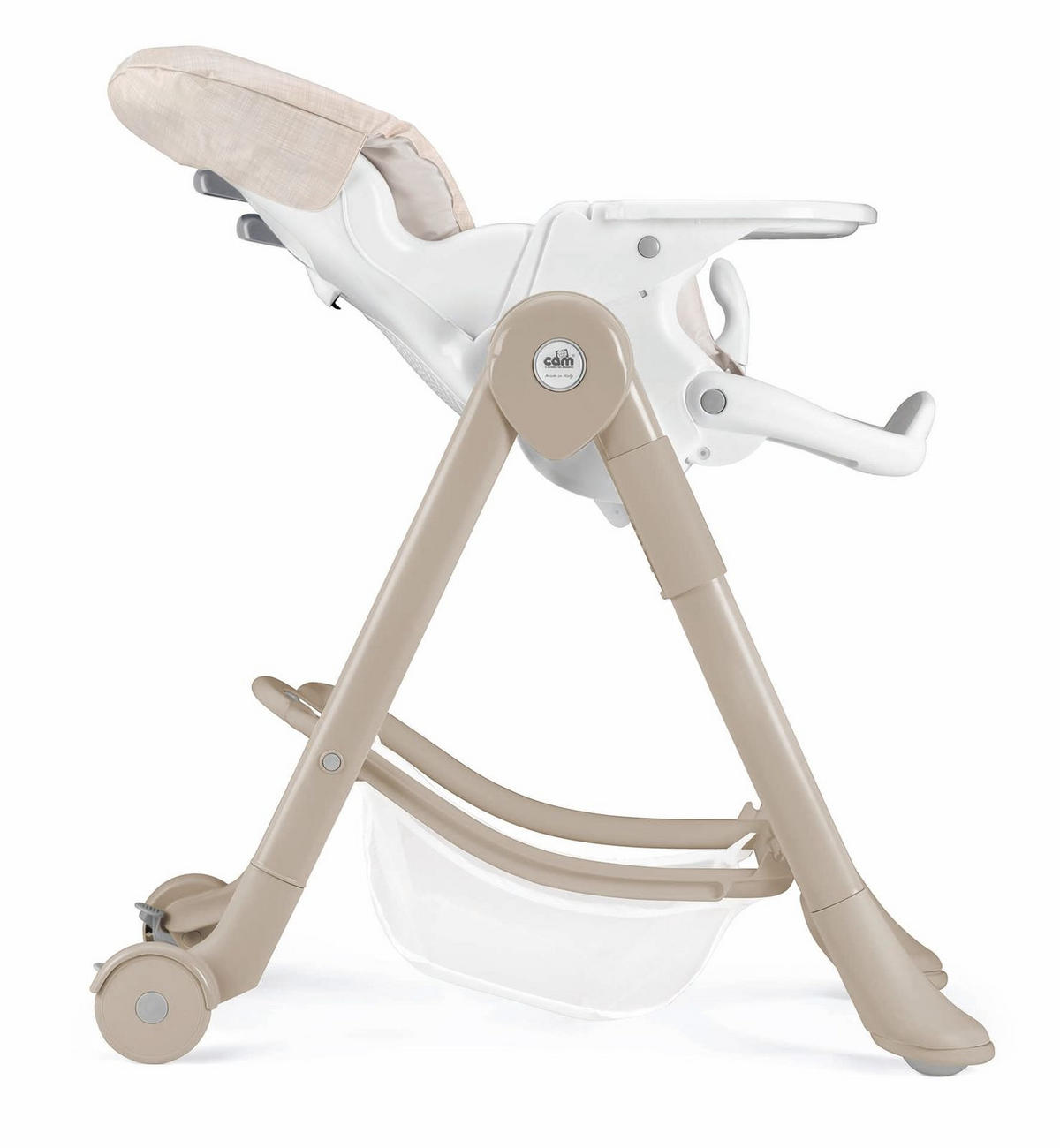 KINDER-HOCHSTUHL Campione - Beige, Kunststoff/Textil (307/980/627cm) - Cam il Mondo del Bambino S.p.A.