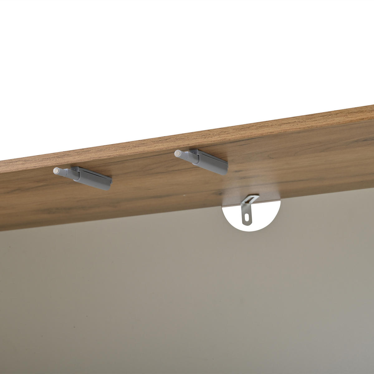 TV-LOWBOARD 180 cm in Weiß & Eiche-Optik - Weiß, Holzwerkstoff (180/45/40cm) - Urban Meuble