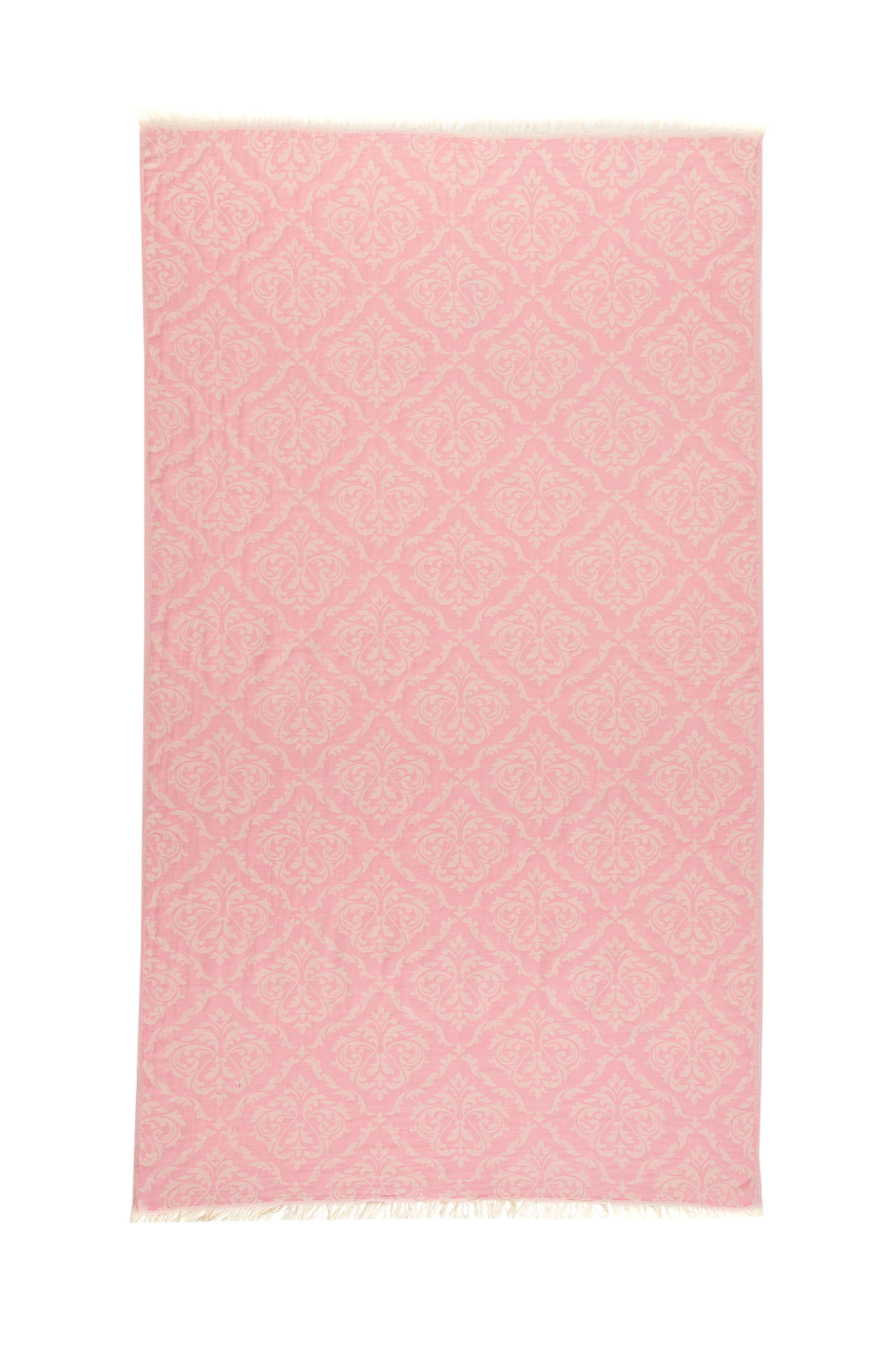 HAMAMTUCH Barok 100x180 Pink - Pink, Textil (180/100cm) - Villa Möbel