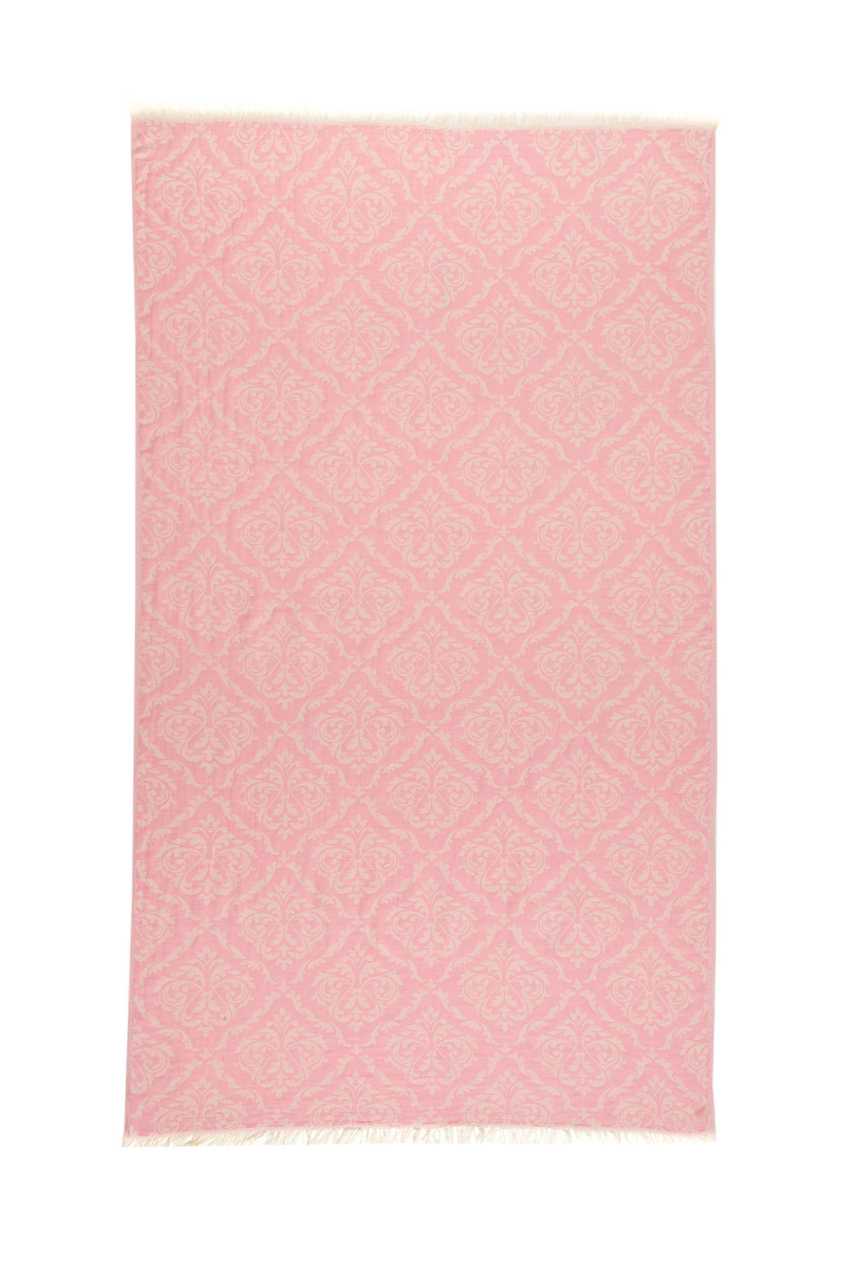 HAMAMTUCH Barok 100x180 Pink - Pink, Textil (180/100cm) - Villa Möbel