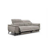 SOFA AVENA 3-Sitzer mit 2 Relaxfunktionen, taupe - Taupe, Holzwerkstoff/Textil (204/80/108cm) - Courtois Laville